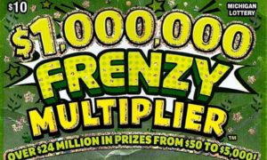 Frenzy Multiplier Michigan Lottery Game 2021