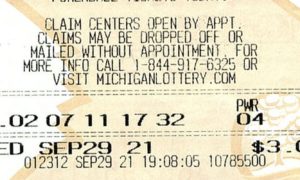 Michigan Lottery Powerball Winner Late September 2021