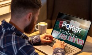 Online poker player