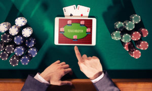 Online poker player