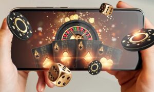 Phone with online casino games