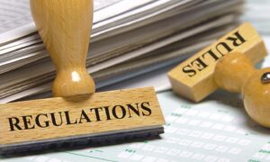 Rules,And,Regulations,Marked,On,Rubber,Stamp