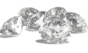 Diamonds,Isolated,On,White,3d,Model