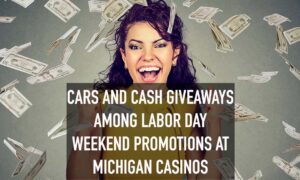 Happy woman with money