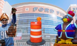 Detroit,,Mi,,Usa,-,November,10:,Ford,Field,,Home,Of