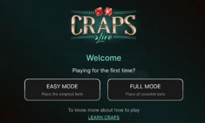Live Dealer Craps Michigan online casinos
