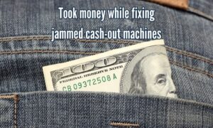 cash in back pocket