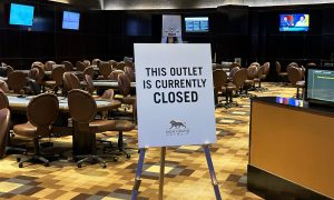 photo of closed portion at MGM Grand Detroit for story on what is and isn't open during Detroit casino workers' strike