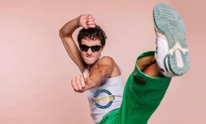Image of a man kicking for story on Michigan kicking out Chumba Casino, LuckyLand Slots operator VGW