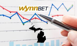 Image of market graph for story on WynnBet Casino getting back over 3% of the Michigan online casino market