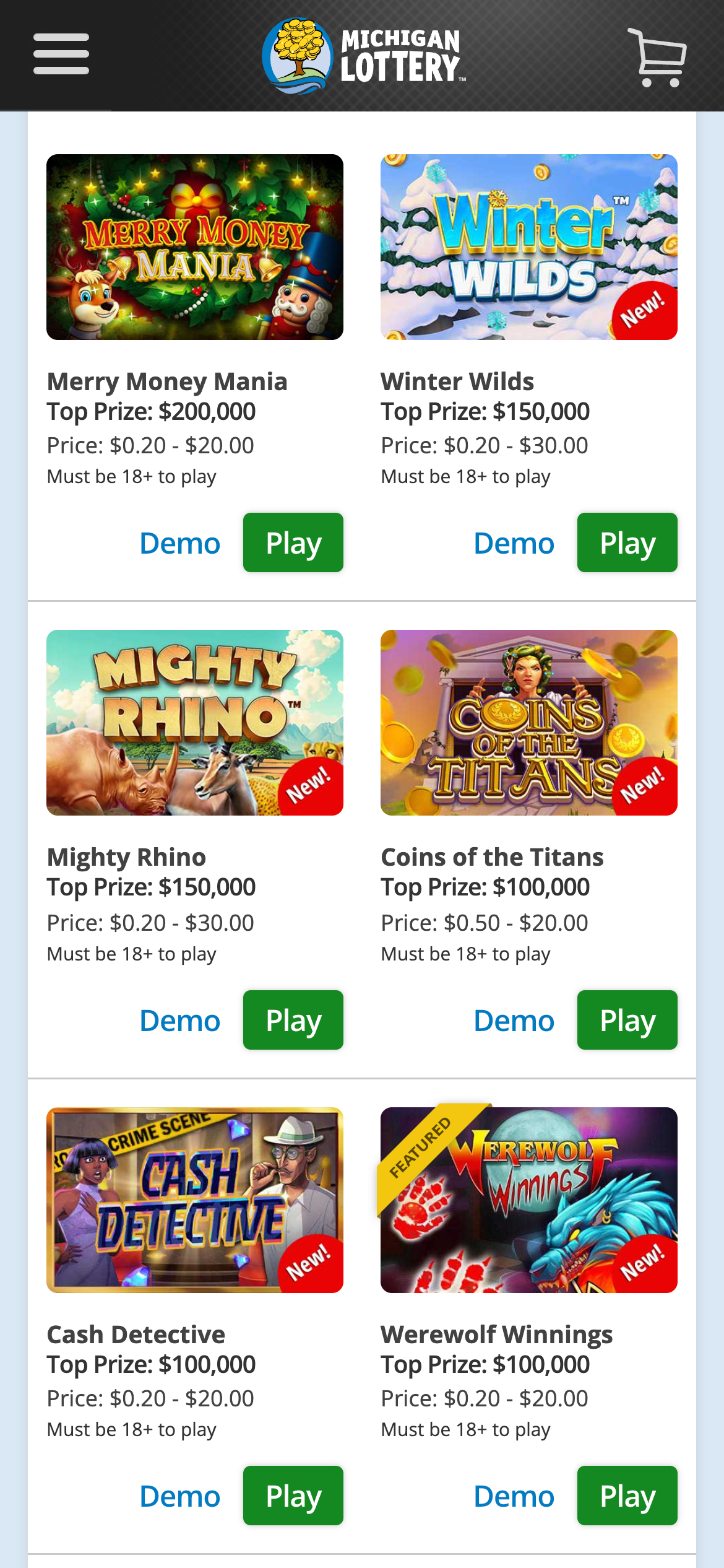 Michigan Lottery Online Michigan Lottery Promo Code 2024