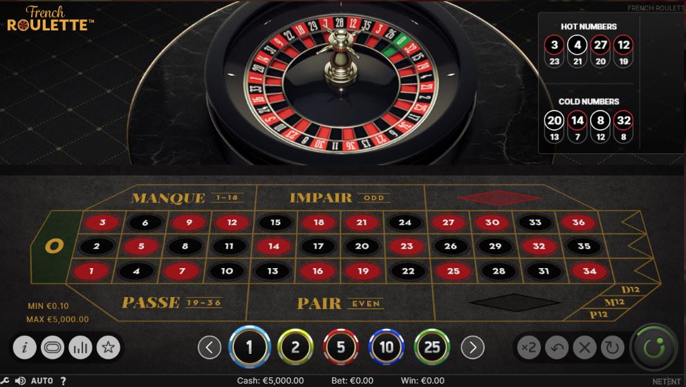 french roulette online casinos