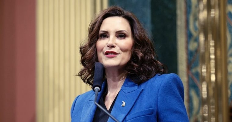 Michigan Governor Gretchen Whitmer delivers her State of the State address to a joint session of the House and Senate, Jan. 25, 2023, at the state Capitol in Lansing, Mich. Whitmer has called for an increase in funding for problem gambling in the budget for fiscal year 2025.