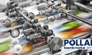 Close-up of colorful printing on a printing press. The Michigan Lottery has extended its partnership with instant ticket supplier Pollard Banknote of Ypsilanti for five years and, maybe, more.