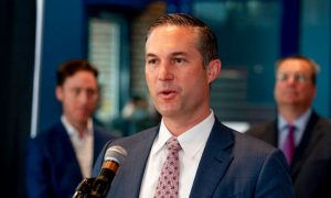 CEO of Caesars Digital Eric Hession speaking. Hession said Caesars can still do "great business" at 10% market share despite finishing well back of Michigan's big three.