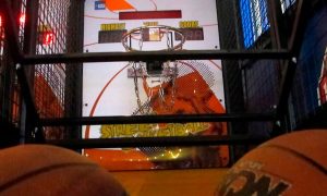 Pop-a-shot arcade basketball game. The Michigan gambling regulator isn't sure if Dave & Buster’s gambling plan is legal. However, the MGCB already has "serious concerns."