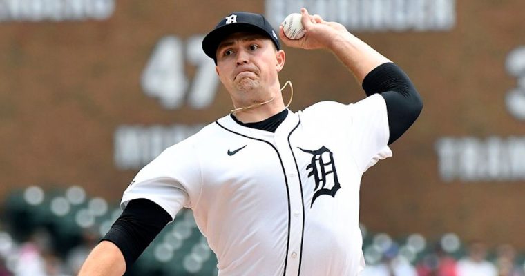 Detroit Tigers star pitcher Tarik Skubal. Sports betting declining in April isn't surprising in Michigan. However, a 22.6% year-over-year increase shows the market is still strong.