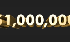 3D image of the words "$1,000,000" BetMGM online casino awarded a Southfield player $1 million after a 40-cent spin playing Bison Fury earlier this week.