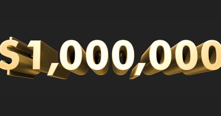 3D image of the words "$1,000,000" BetMGM online casino awarded a Southfield player $1 million after a 40-cent spin playing Bison Fury earlier this week.