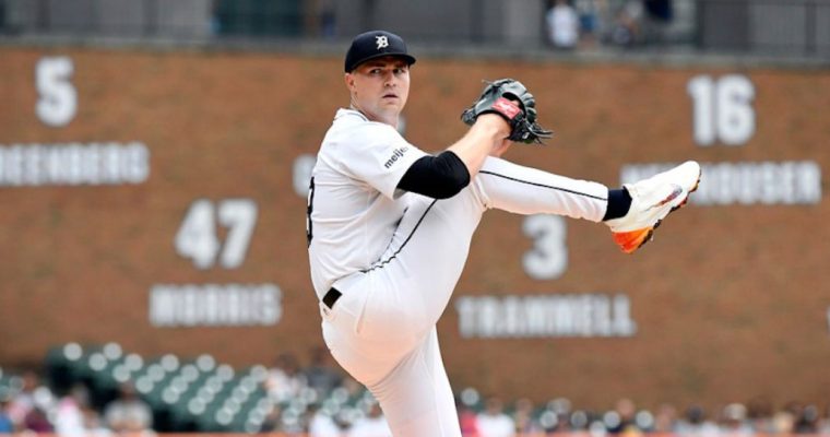 Detroit Tigers pitcher Tarik Skubal. FanDuel looks to be taking over from Bally's as a regional sports brodcasting sponsor, but that still won't get Tigers games back on Comcast.