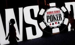 WSOP sign in Las Vegas in 2024. Brek Schutten won the WSOP $25,000 High Roller No-Limit Hold'Em six-max event on Sunday night in Las Vegas.
