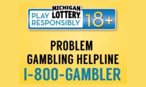Screen shot of Michigan Lottery's 1-800-GAMBLER responsible gambling hotline. Lottery players can now access the National Problem Gambling Helpline, 1-800-GAMBLER, for responsible gambling support in Michigan.