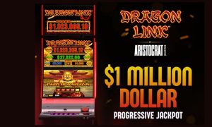 Screen shot of new MGM Grand Detroit $1 million progressive slot machine Dragon Link. MGM Grand Detroit partnered with Aristocrat Gaming to provide a new slot that gives players a chance to win $1 million.