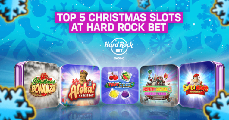 Top 5 Christmas slots Hard Rock Bet Casino