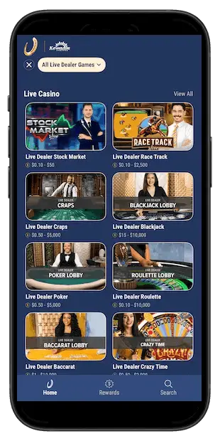 Horseshoe Online Casino Michigan app