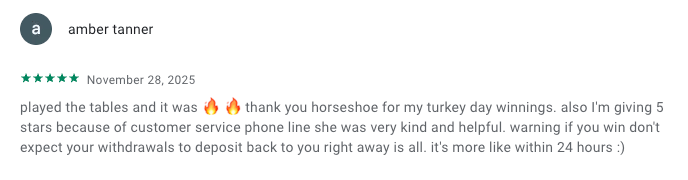 Horseshoe Online Casino app review
