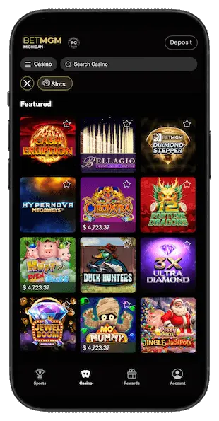 BetMGM Casino Michigan app