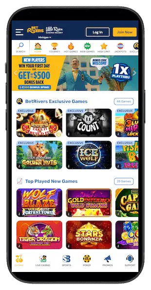 BetRivers Casino app