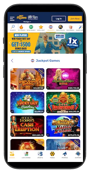 BetRivers Casino app