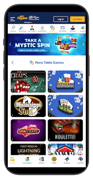 BetRivers Casino app