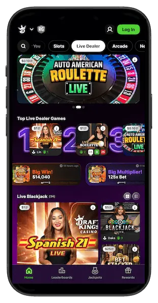 DraftKings Casino app