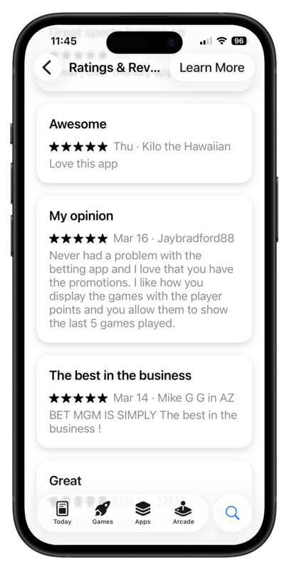 BetMGM Sportsbook Michigan Rating 1