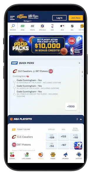 BetRivers Sportsbook app