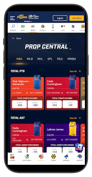 BetRivers Sportsbook app