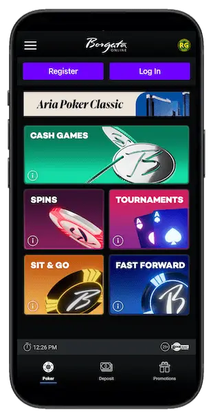 Borgata Poker Online app
