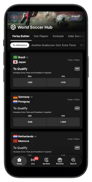 Fanatics Sportsbook soccer betting