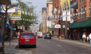 Detroit Greektown Neighborhood