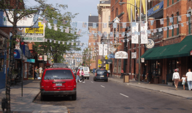 Detroit Greektown Neighborhood