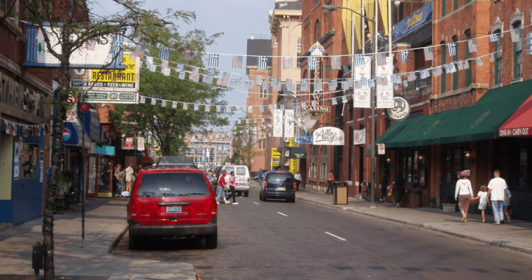Detroit Greektown Neighborhood