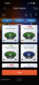Party Poker crash games