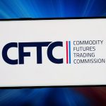 CFTC logo displayed on a smartphone screen,