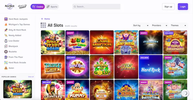 Hard Rock Bet Casino website