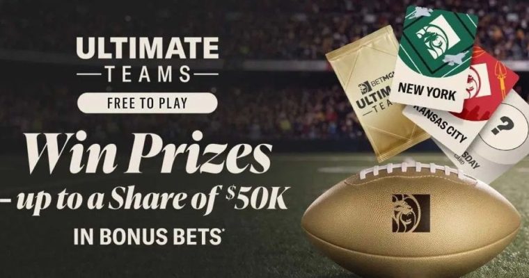 BetMGM has launched Ultimate Team, a free-to-play football contest that allows Michigan bettors a chance to earn bonus bets and boosts.
