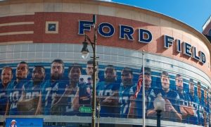 Fans at Ford Field and Comerica Park will see BetMGM's responsible gambling messages during Responsible Gaming Education Month.