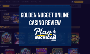 Golden Nugget Casino Review: Screenshot of casino lobby featuring spotlight games and promotional offers
